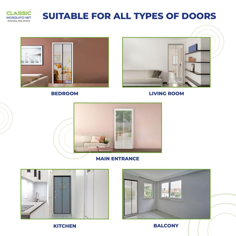 Mesh Screen Net Home Magnetic Foldable Anti Mosquito Door Curtains