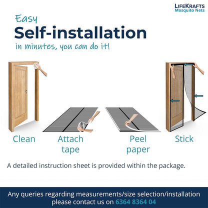 Mesh Screen Net Home Magnetic Foldable Anti Mosquito Door Curtains